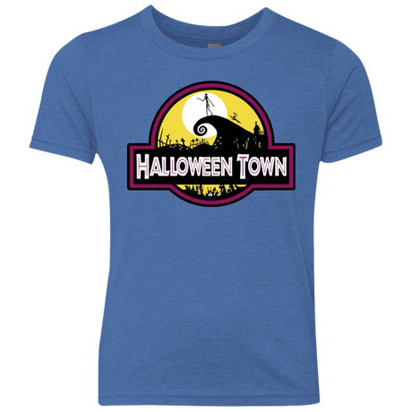 T-Shirts Vintage Royal / YXS Halloween Town Youth Triblend T-Shirt