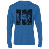 T-Shirts Vintage Royal / X-Small HALLOWEEN Triblend Long Sleeve Hoodie Tee