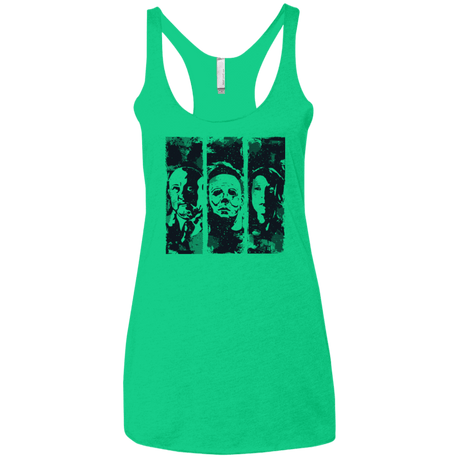 T-Shirts Envy / X-Small HALLOWEEN Women's Triblend Racerback Tank