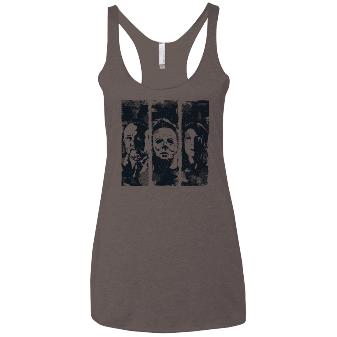 T-Shirts Macchiato / X-Small HALLOWEEN Women's Triblend Racerback Tank