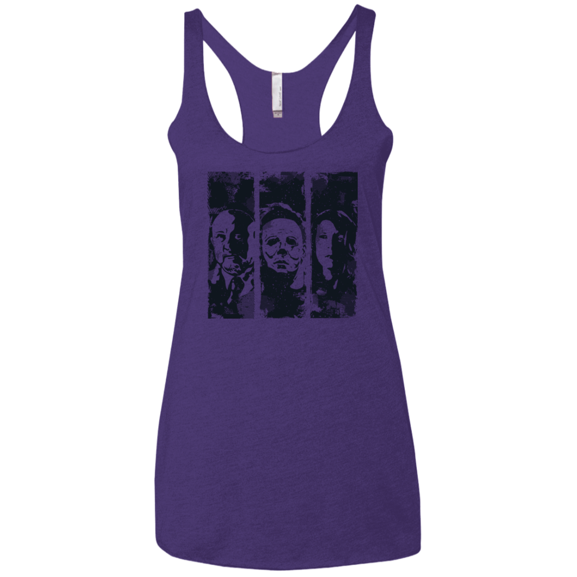 T-Shirts Purple / X-Small HALLOWEEN Women's Triblend Racerback Tank