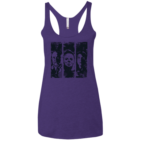 T-Shirts Purple / X-Small HALLOWEEN Women's Triblend Racerback Tank