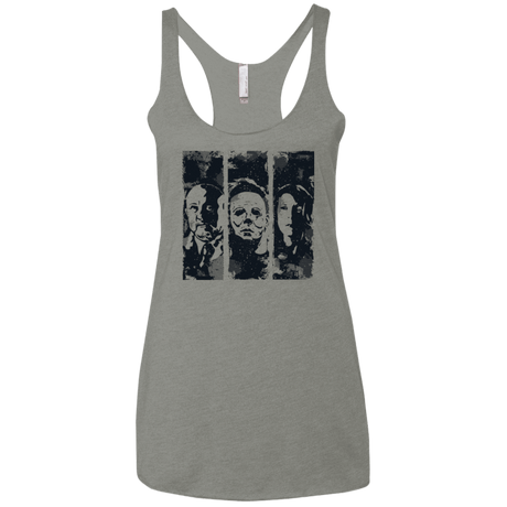T-Shirts Venetian Grey / X-Small HALLOWEEN Women's Triblend Racerback Tank