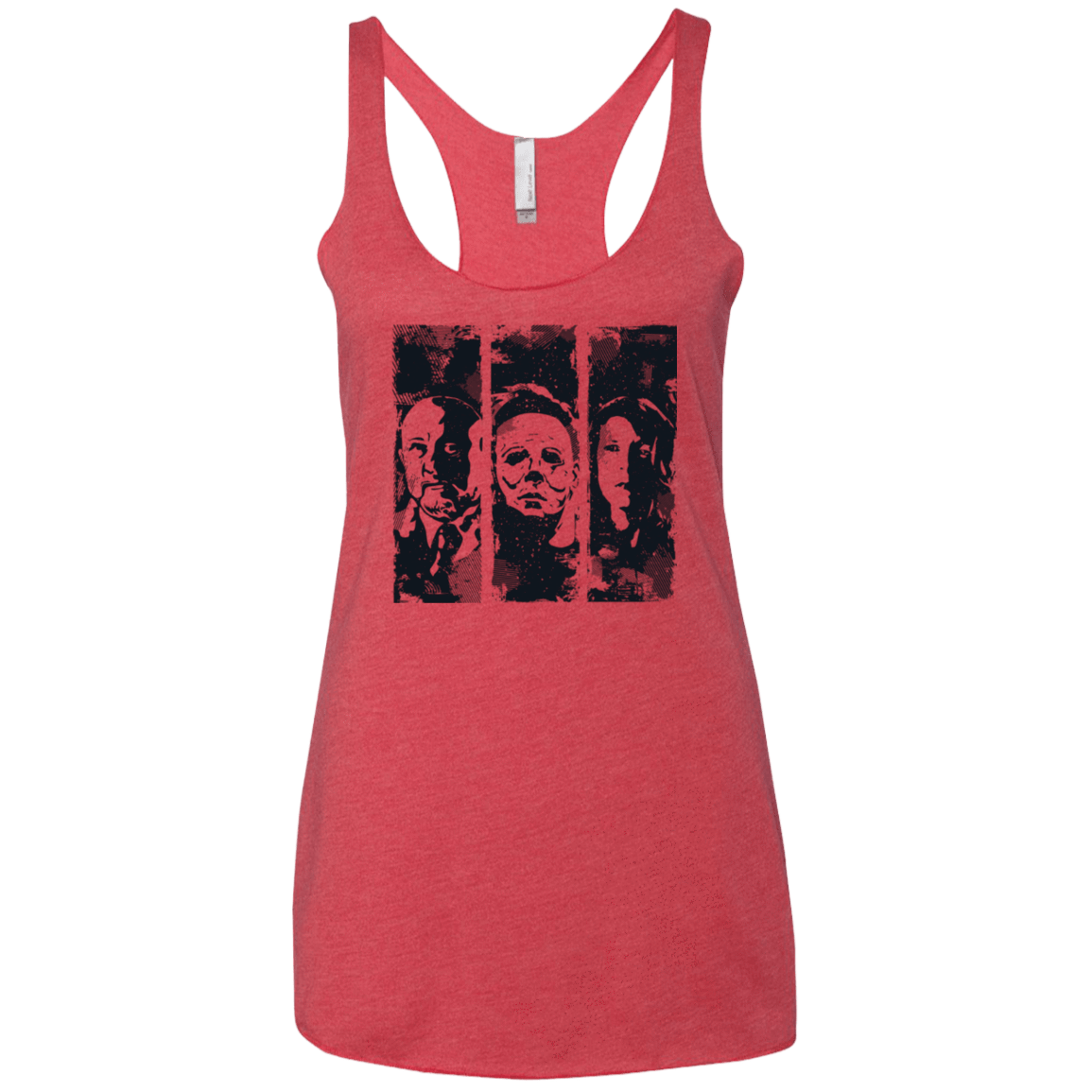 T-Shirts Vintage Red / X-Small HALLOWEEN Women's Triblend Racerback Tank