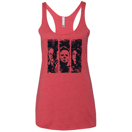 T-Shirts Vintage Red / X-Small HALLOWEEN Women's Triblend Racerback Tank