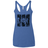 T-Shirts Vintage Royal / X-Small HALLOWEEN Women's Triblend Racerback Tank