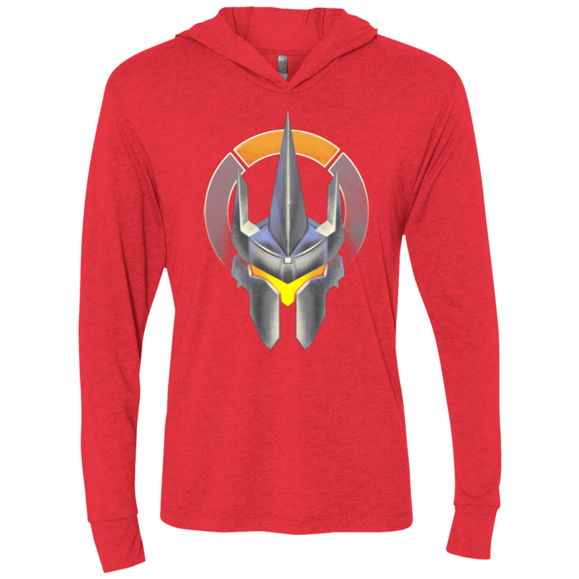 T-Shirts Vintage Red / X-Small Hammer Down Triblend Long Sleeve Hoodie Tee