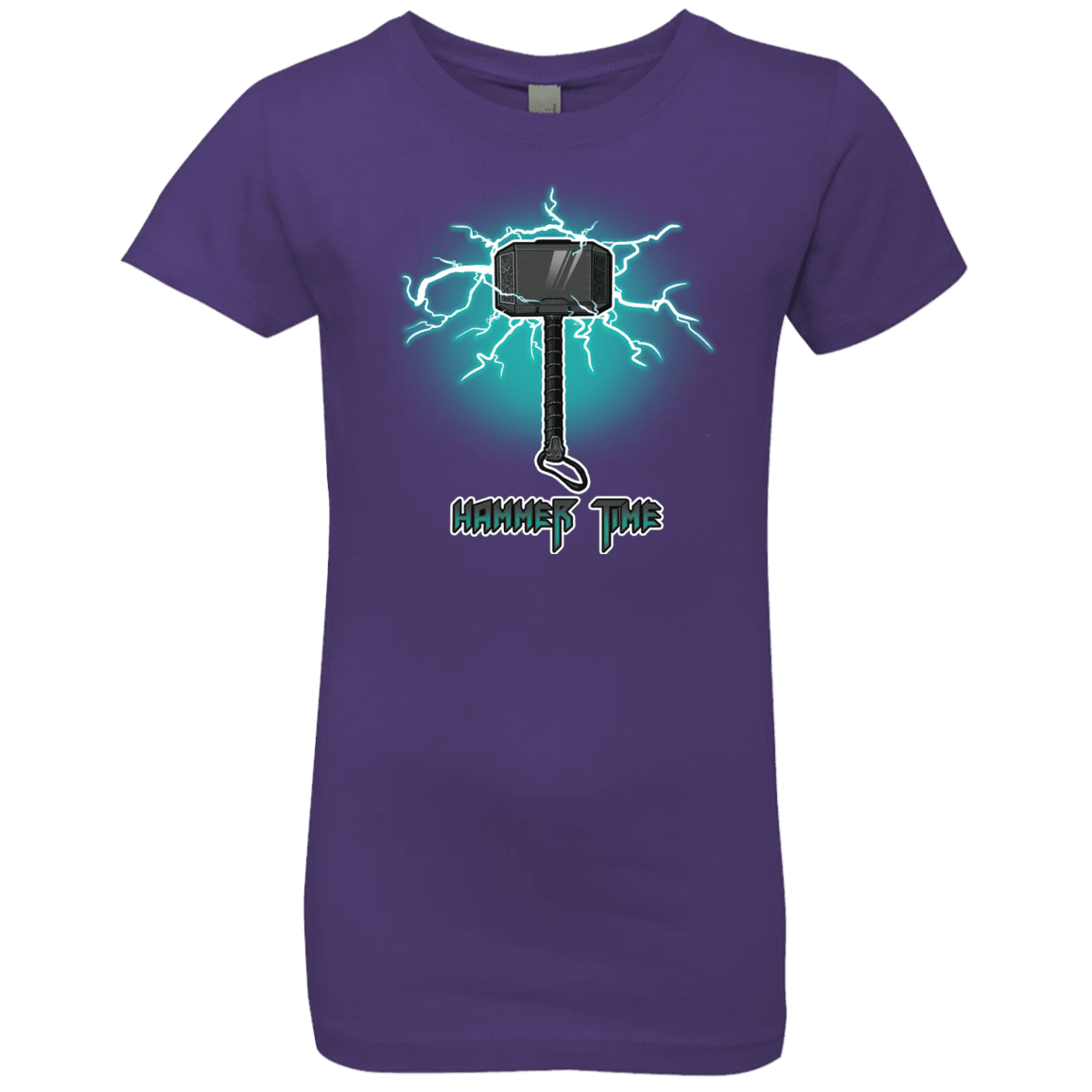 T-Shirts Purple Rush / YXS Hammer Time Girls Premium T-Shirt