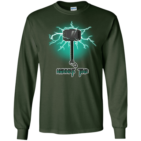 T-Shirts Forest Green / S Hammer Time Men's Long Sleeve T-Shirt