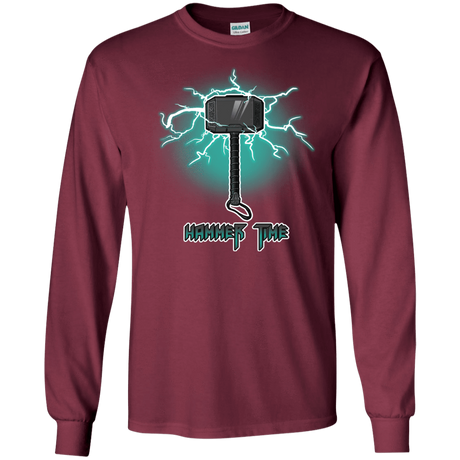 T-Shirts Maroon / S Hammer Time Men's Long Sleeve T-Shirt