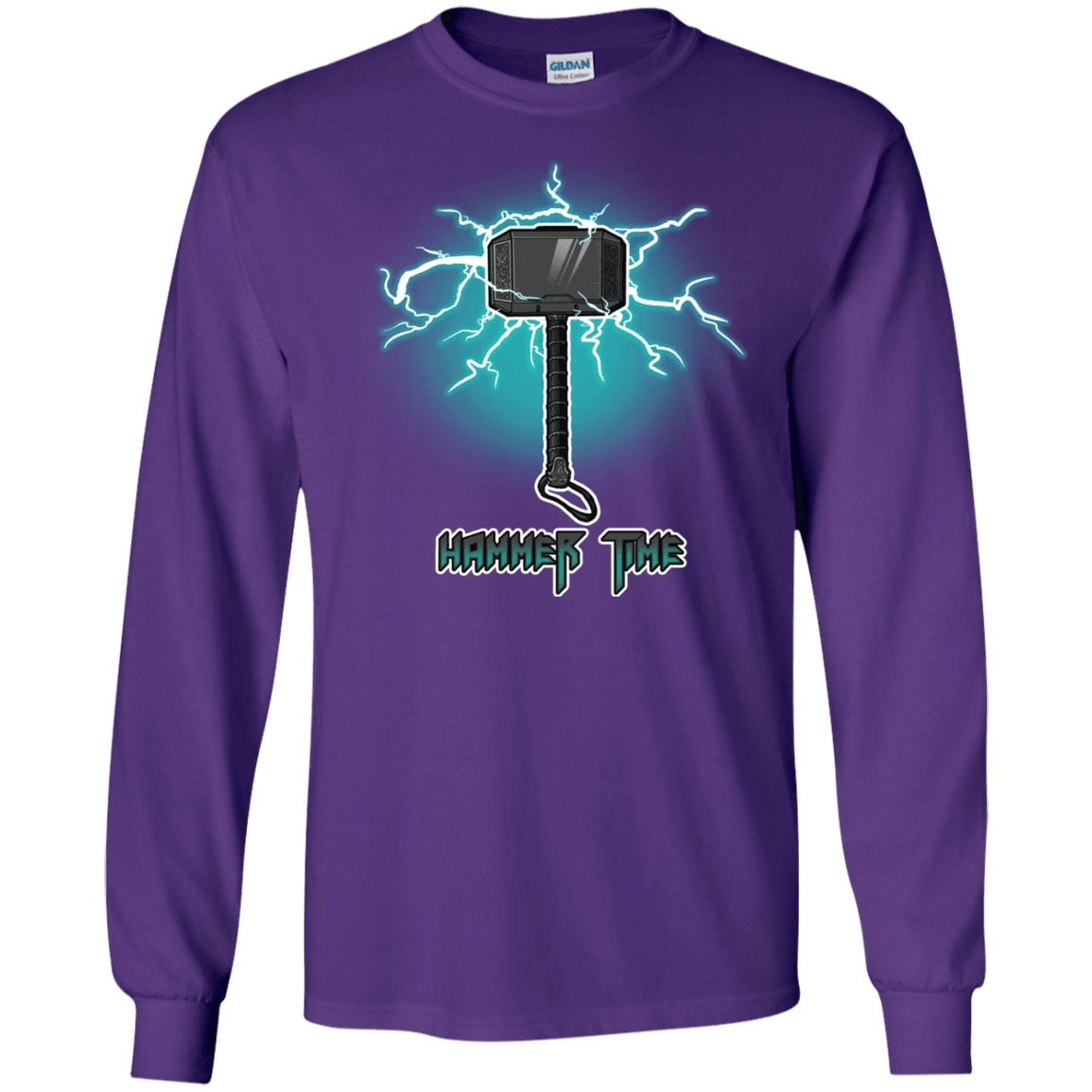 T-Shirts Purple / S Hammer Time Men's Long Sleeve T-Shirt