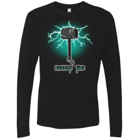 T-Shirts Black / S Hammer Time Men's Premium Long Sleeve