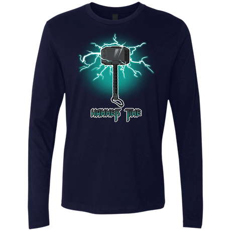 T-Shirts Midnight Navy / S Hammer Time Men's Premium Long Sleeve