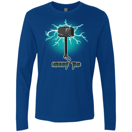 T-Shirts Royal / S Hammer Time Men's Premium Long Sleeve