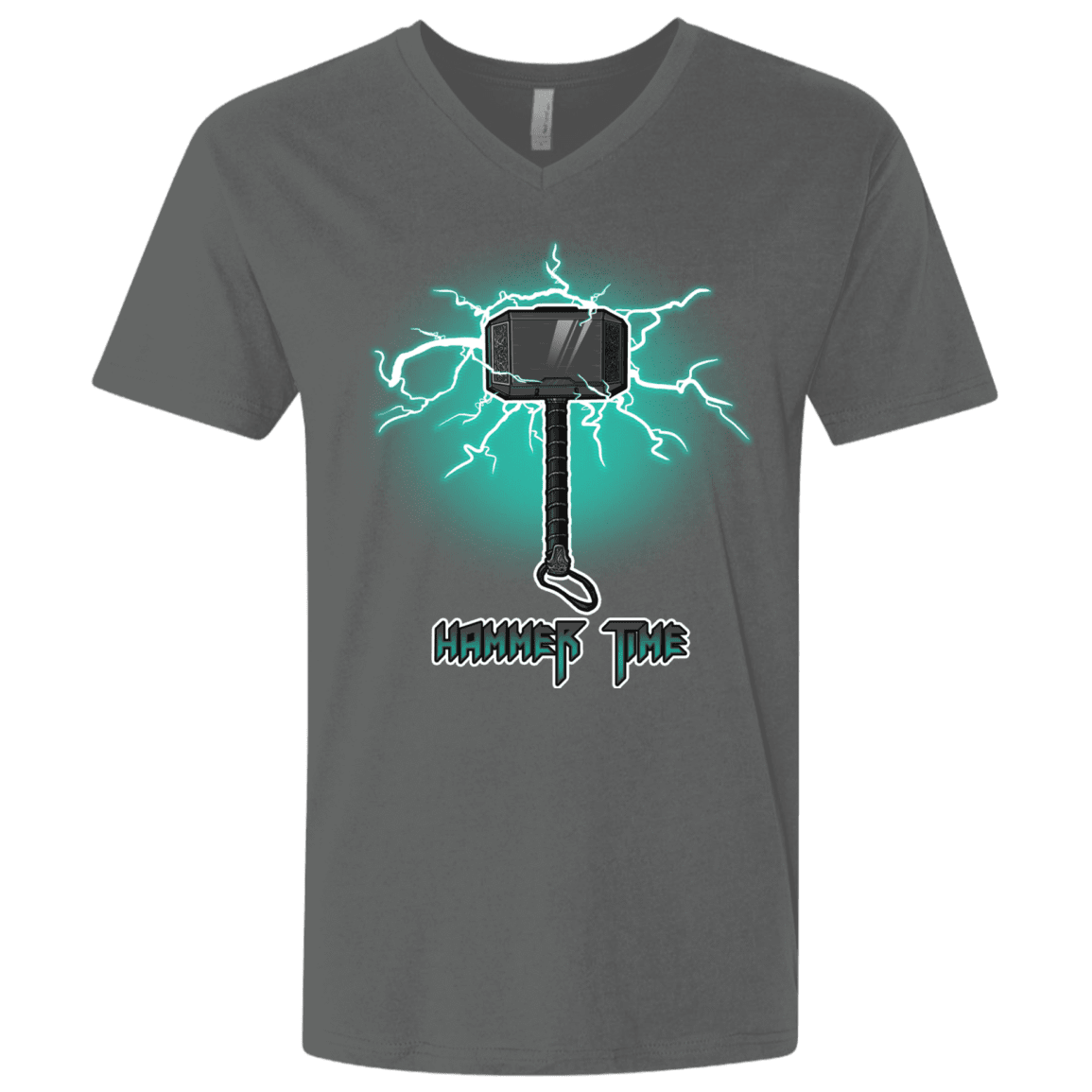 T-Shirts Heavy Metal / X-Small Hammer Time Men's Premium V-Neck