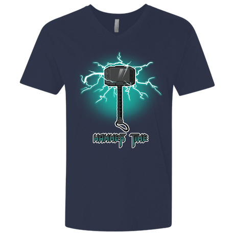 T-Shirts Midnight Navy / X-Small Hammer Time Men's Premium V-Neck