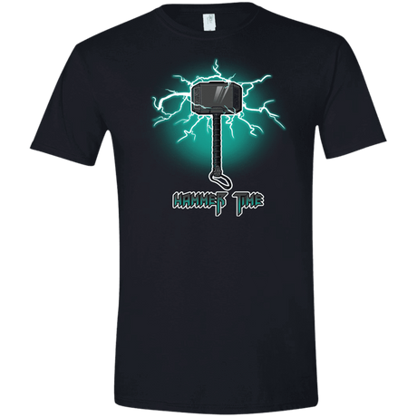 T-Shirts Black / X-Small Hammer Time Men's Semi-Fitted Softstyle