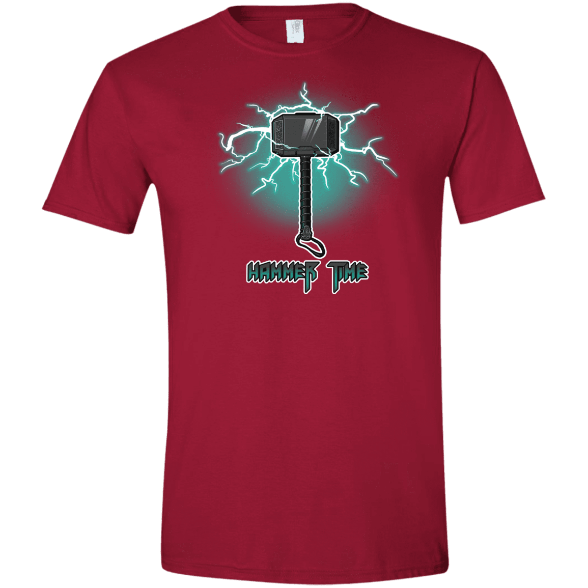T-Shirts Cardinal Red / S Hammer Time Men's Semi-Fitted Softstyle