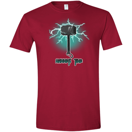 T-Shirts Cardinal Red / S Hammer Time Men's Semi-Fitted Softstyle