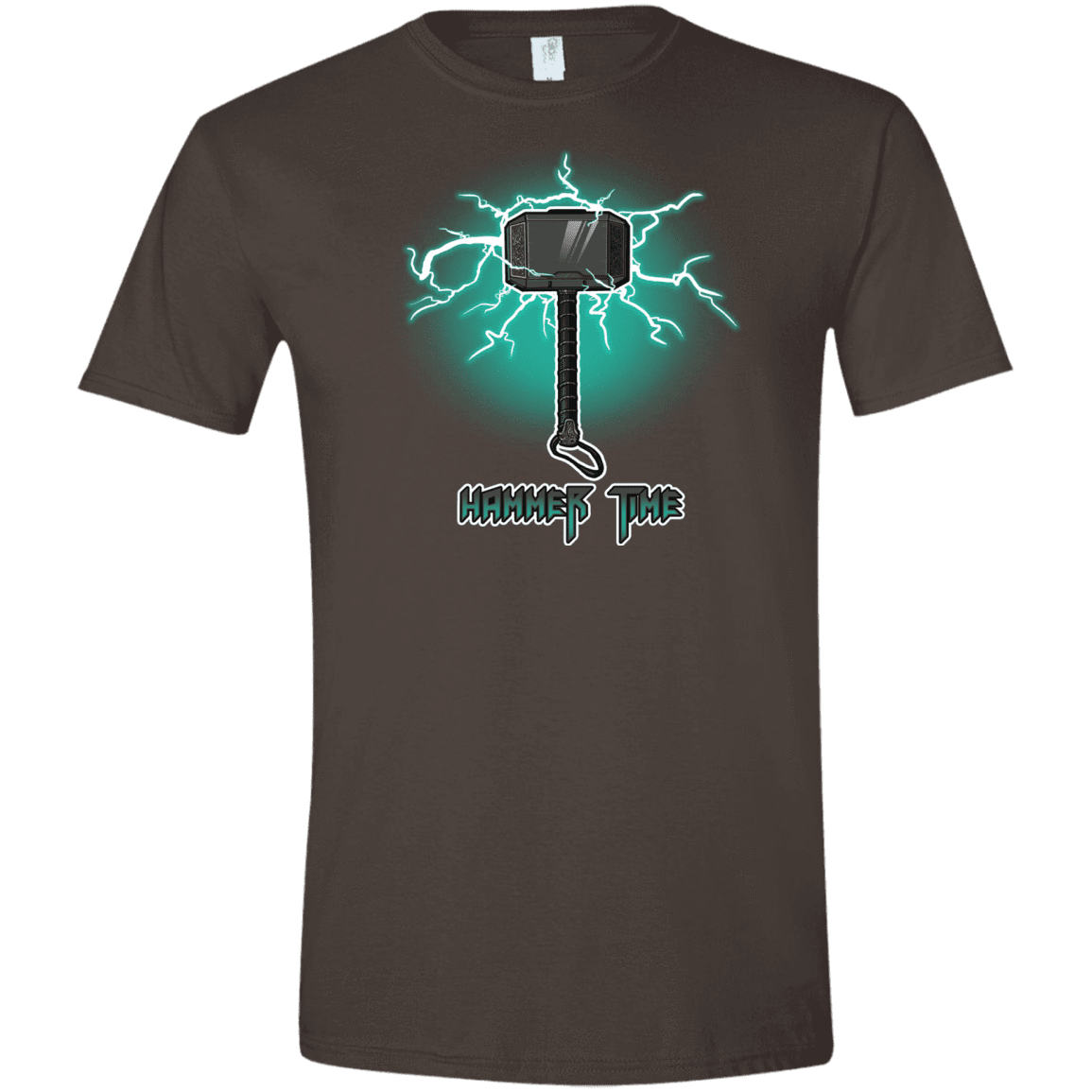 T-Shirts Dark Chocolate / S Hammer Time Men's Semi-Fitted Softstyle