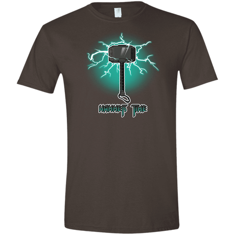 T-Shirts Dark Chocolate / S Hammer Time Men's Semi-Fitted Softstyle