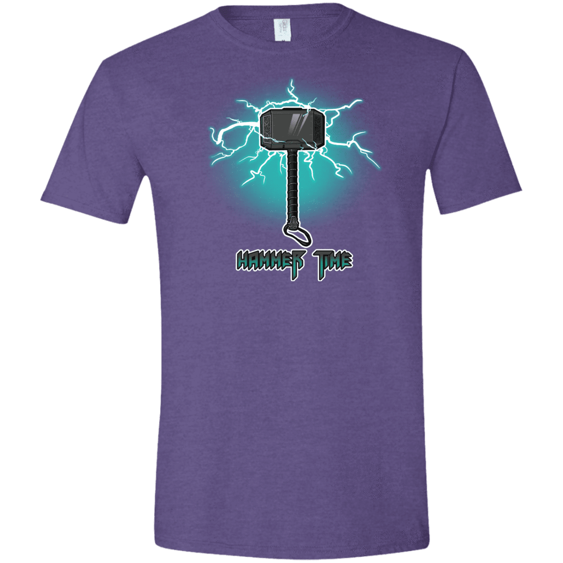 T-Shirts Heather Purple / S Hammer Time Men's Semi-Fitted Softstyle