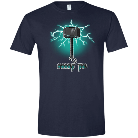 T-Shirts Navy / X-Small Hammer Time Men's Semi-Fitted Softstyle