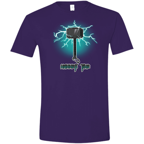 T-Shirts Purple / S Hammer Time Men's Semi-Fitted Softstyle