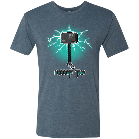 T-Shirts Indigo / S Hammer Time Men's Triblend T-Shirt