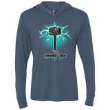 T-Shirts Indigo / X-Small Hammer Time Triblend Long Sleeve Hoodie Tee