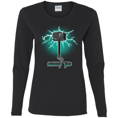 T-Shirts Black / S Hammer Time Women's Long Sleeve T-Shirt