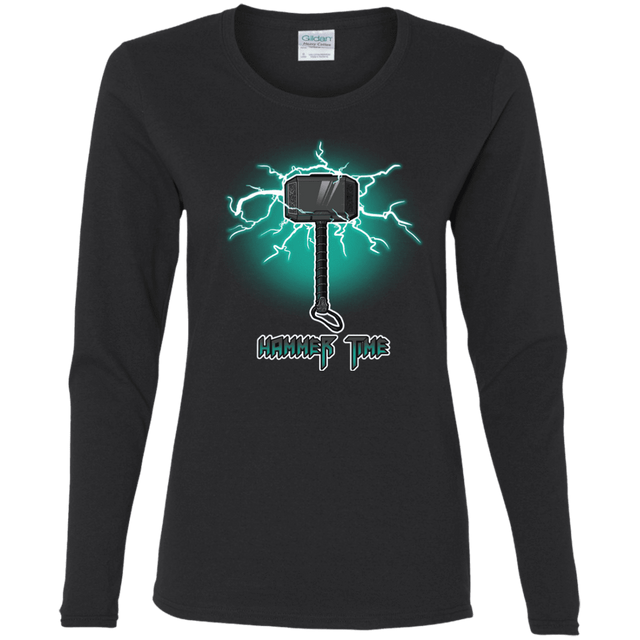 T-Shirts Black / S Hammer Time Women's Long Sleeve T-Shirt