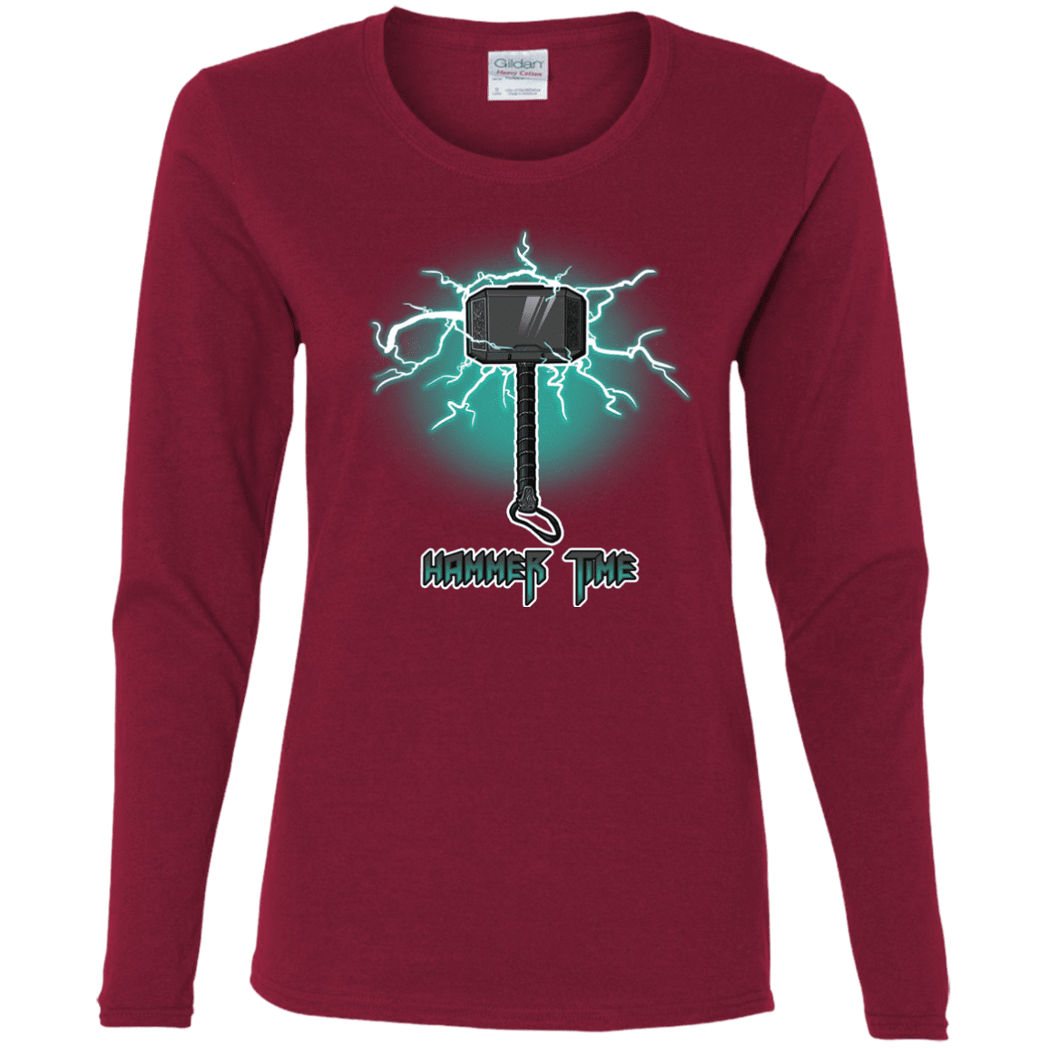 T-Shirts Cardinal / S Hammer Time Women's Long Sleeve T-Shirt