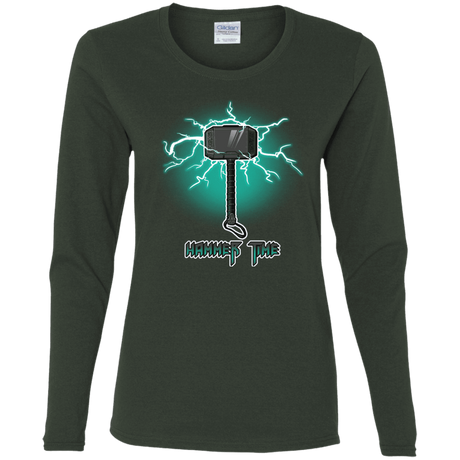 T-Shirts Forest / S Hammer Time Women's Long Sleeve T-Shirt