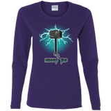 T-Shirts Purple / S Hammer Time Women's Long Sleeve T-Shirt