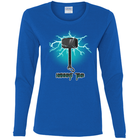 T-Shirts Royal / S Hammer Time Women's Long Sleeve T-Shirt