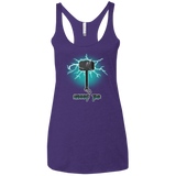 T-Shirts Purple Rush / X-Small Hammer Time Women's Triblend Racerback Tank