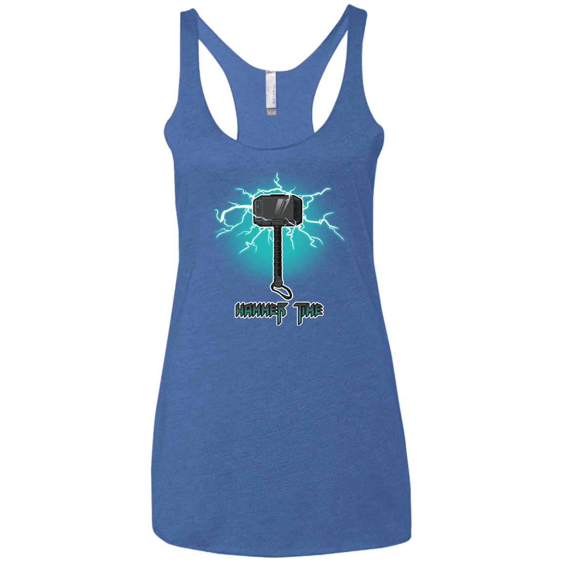 T-Shirts Vintage Royal / X-Small Hammer Time Women's Triblend Racerback Tank