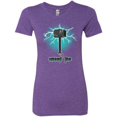 T-Shirts Purple Rush / S Hammer Time Women's Triblend T-Shirt