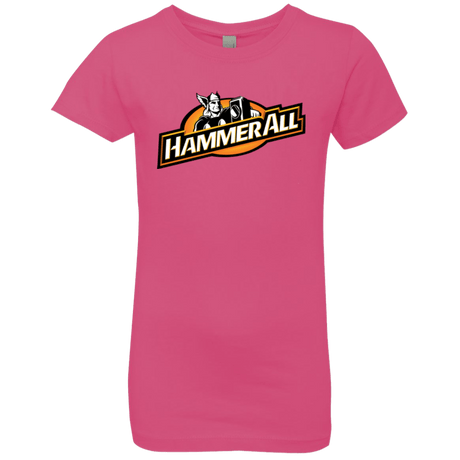 T-Shirts Hot Pink / YXS Hammerall Girls Premium T-Shirt