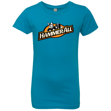 T-Shirts Turquoise / YXS Hammerall Girls Premium T-Shirt