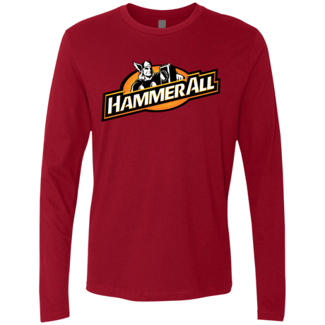 T-Shirts Cardinal / Small Hammerall Men's Premium Long Sleeve
