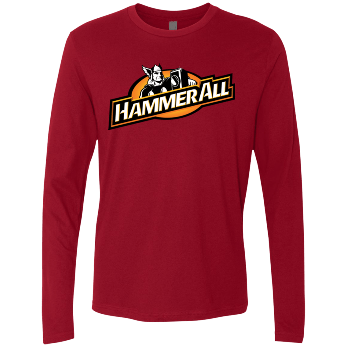 T-Shirts Cardinal / Small Hammerall Men's Premium Long Sleeve