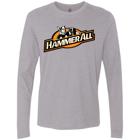 T-Shirts Heather Grey / Small Hammerall Men's Premium Long Sleeve