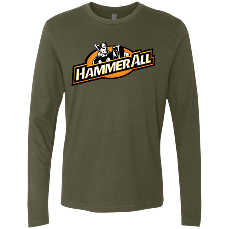 T-Shirts Military Green / Small Hammerall Men's Premium Long Sleeve