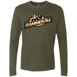 T-Shirts Military Green / Small Hammerall Men's Premium Long Sleeve