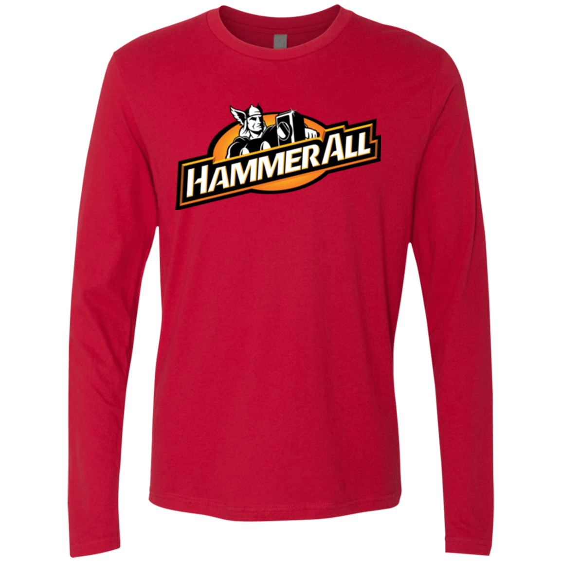 T-Shirts Red / Small Hammerall Men's Premium Long Sleeve