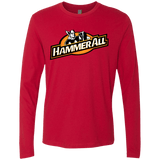 T-Shirts Red / Small Hammerall Men's Premium Long Sleeve