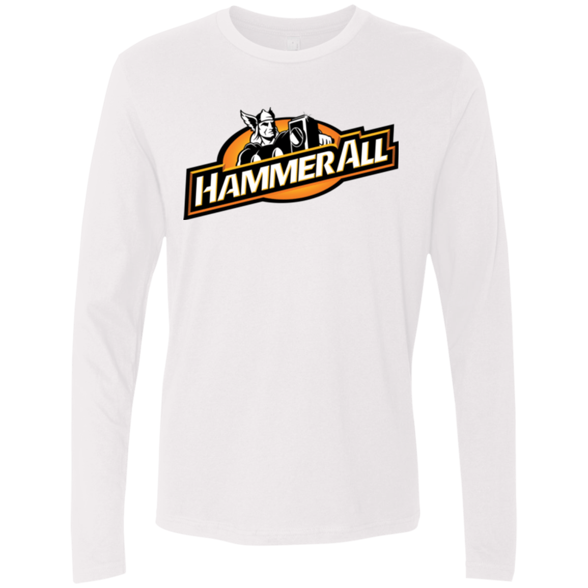 T-Shirts White / Small Hammerall Men's Premium Long Sleeve