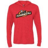 T-Shirts Vintage Red / X-Small Hammerall Triblend Long Sleeve Hoodie Tee